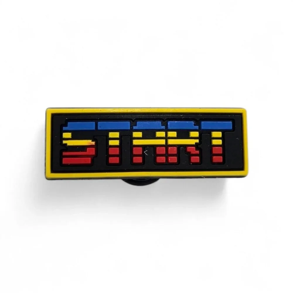 Gamer Shoe Charms – Retro Gaming Croc Charms with Controller, Arcade & Rubik’s
